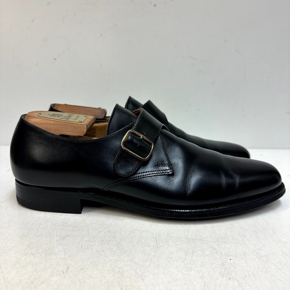 NEW HEELS Crockett & Jones x Brooks Brothers Single Monk Made in England US 9 D